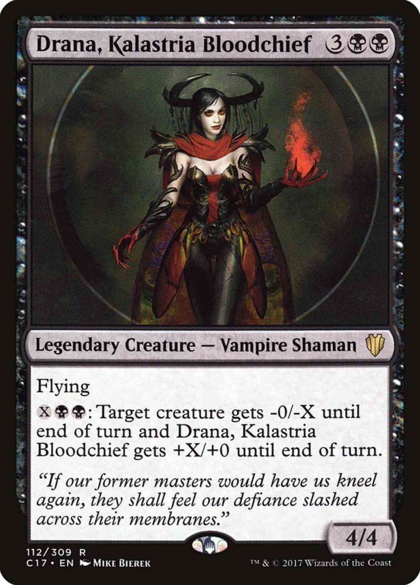Drana, Kalastria Bloodchief [112] [Commander 2017] [Non-Foil]