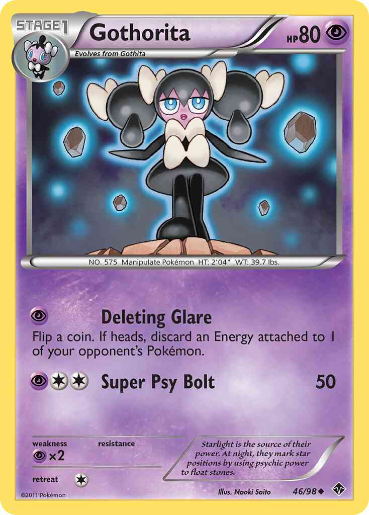 Gothorita - 46/98 - Uncommon [bw2-46] [Non-Holo]