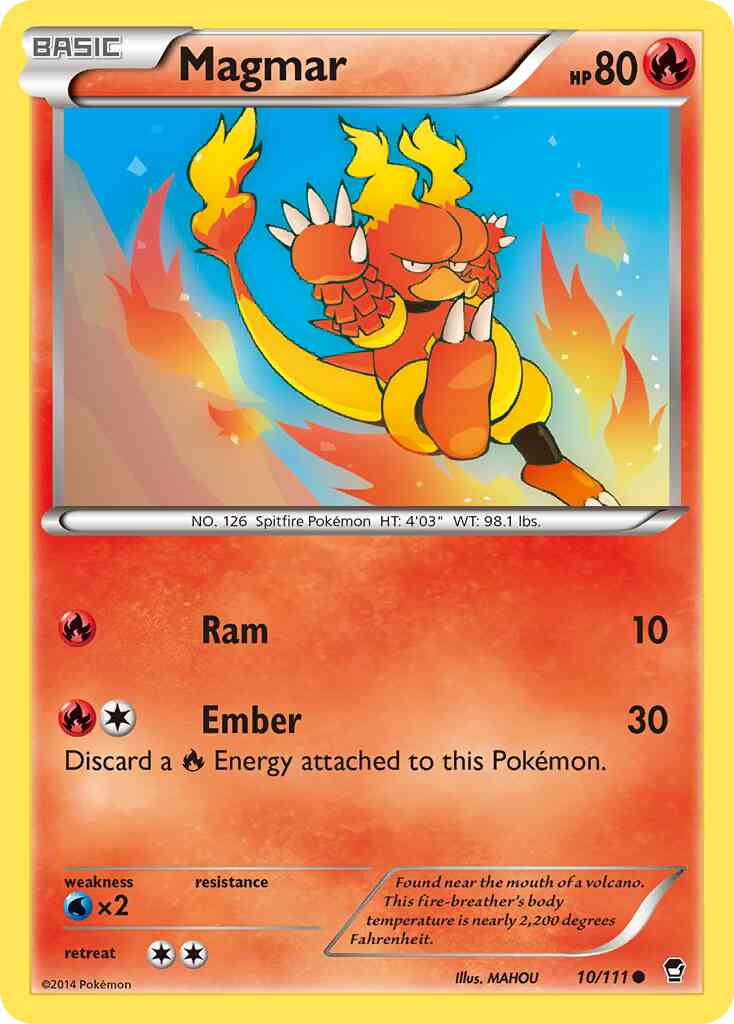 Magmar - 10/111 - Common [xy3-10] [Non-Holo]