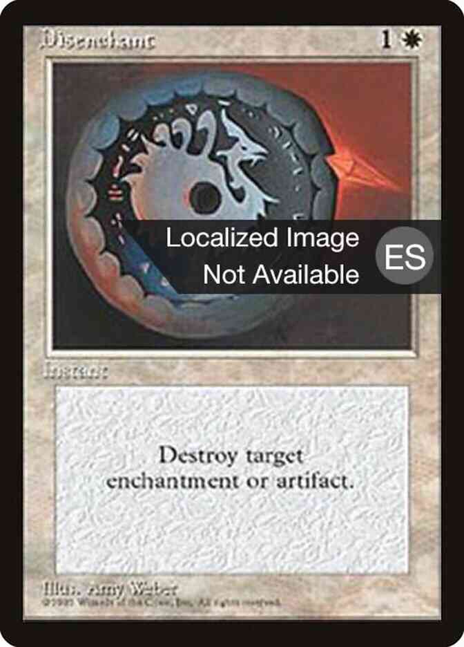 Disenchant - Portuguese [22] [Fourth Edition Black Border: Portuguese] [Non-Foil]