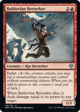 Balduvian Berserker [116] [Dominaria United] [Non-Foil]