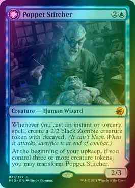 Poppet Stitcher // Poppet Factory [71] [Innistrad: Midnight Hunt] [Foil]