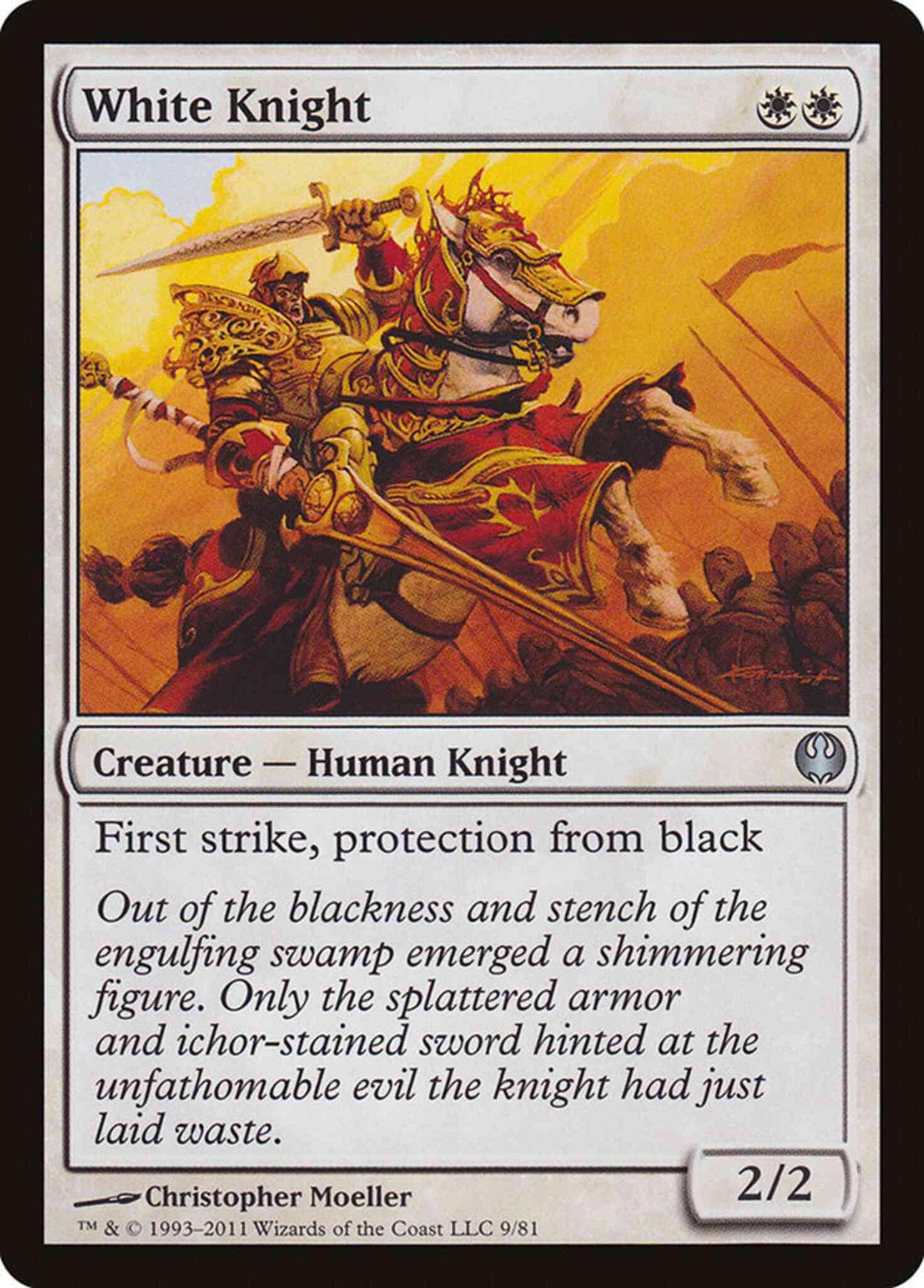 White Knight [9] [Duel Decks: Knights vs. Dragons] [Non-Foil]