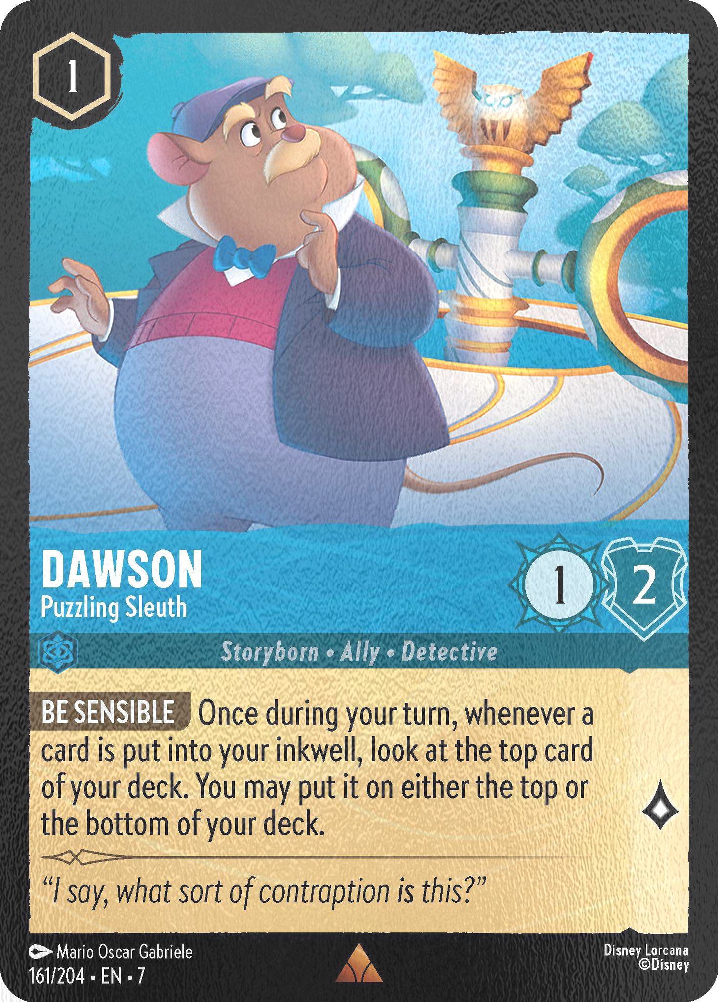 Dawson - Puzzling Sleuth - 161/204 [Archazia's Island] [Cold Foil]