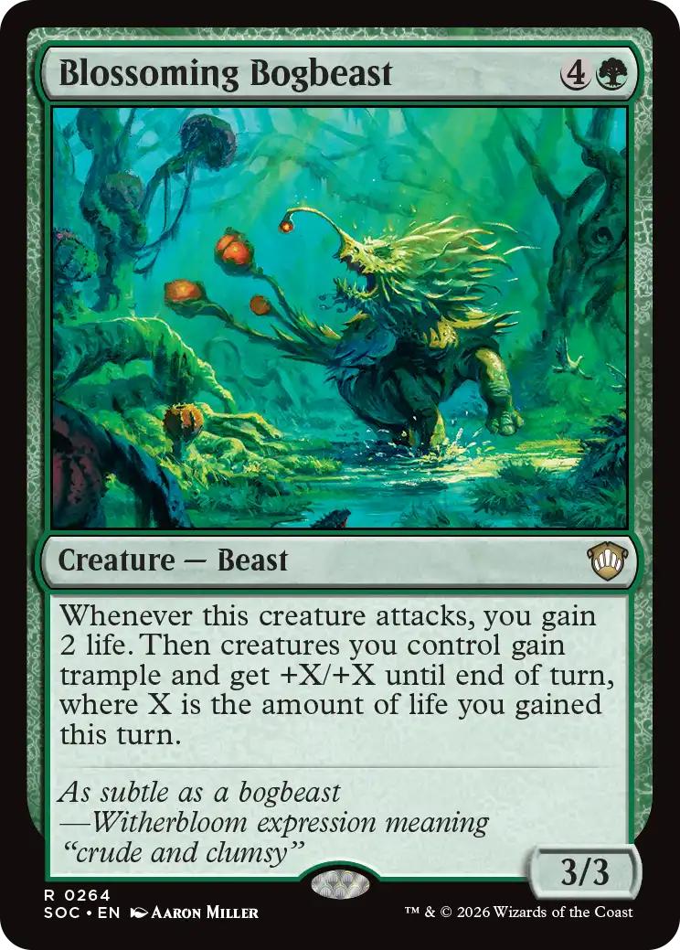 Blossoming Bogbeast [264] [Secrets of Strixhaven: Commander] [Non-Foil]