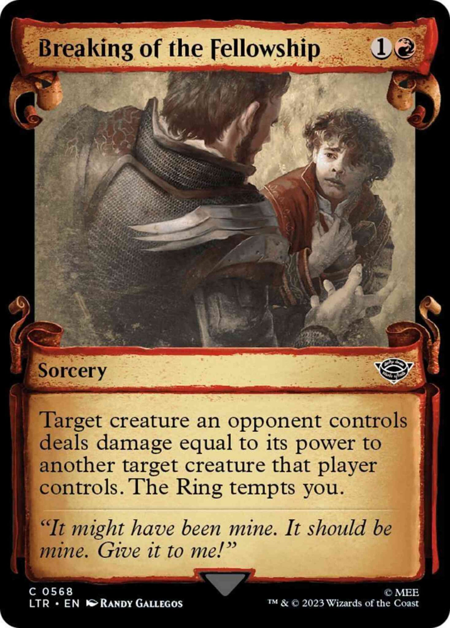 Breaking of the Fellowship [568] [Scrolls Showcase] [The Lord of the Rings: Tales of Middle-earth] [Non-Foil]