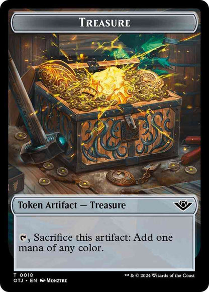 Treasure Token (18) // Plot Token (20) [Outlaws of Thunder Junction: Tokens] [Non-Foil]