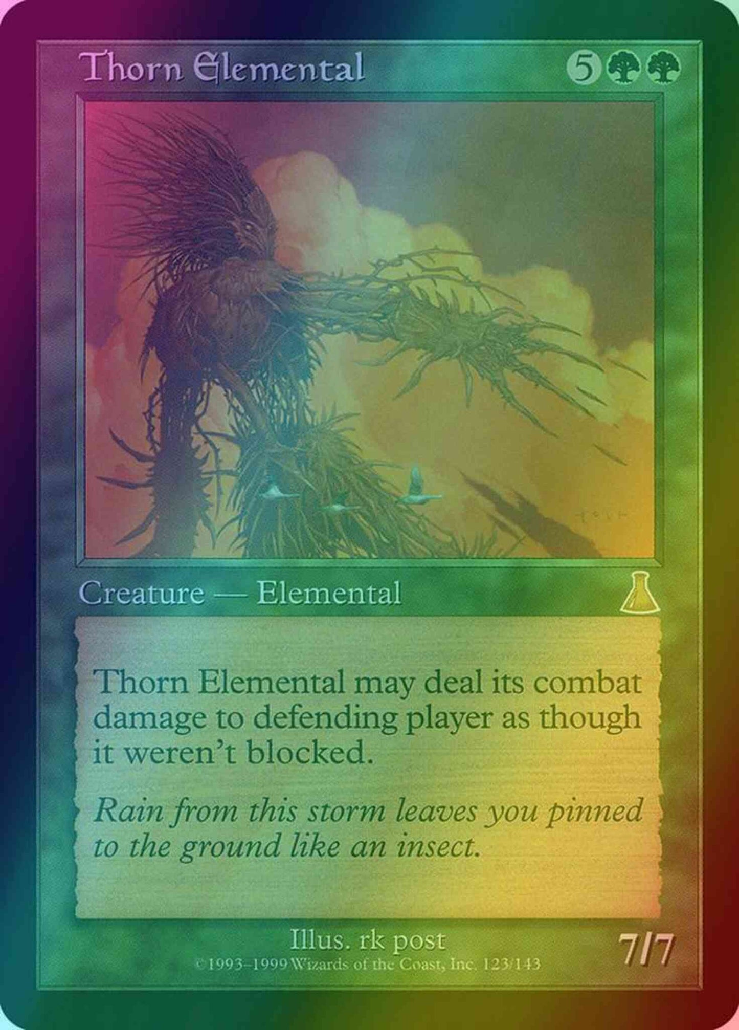 Thorn Elemental [123] [Urza's Destiny] [Foil]