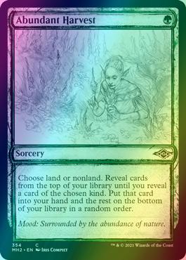 Abundant Harvest [354] [Sketch Showcase] [Modern Horizons 2] [Foil]