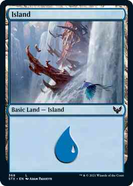 Island [368] [Strixhaven: School of Mages] [Non-Foil]