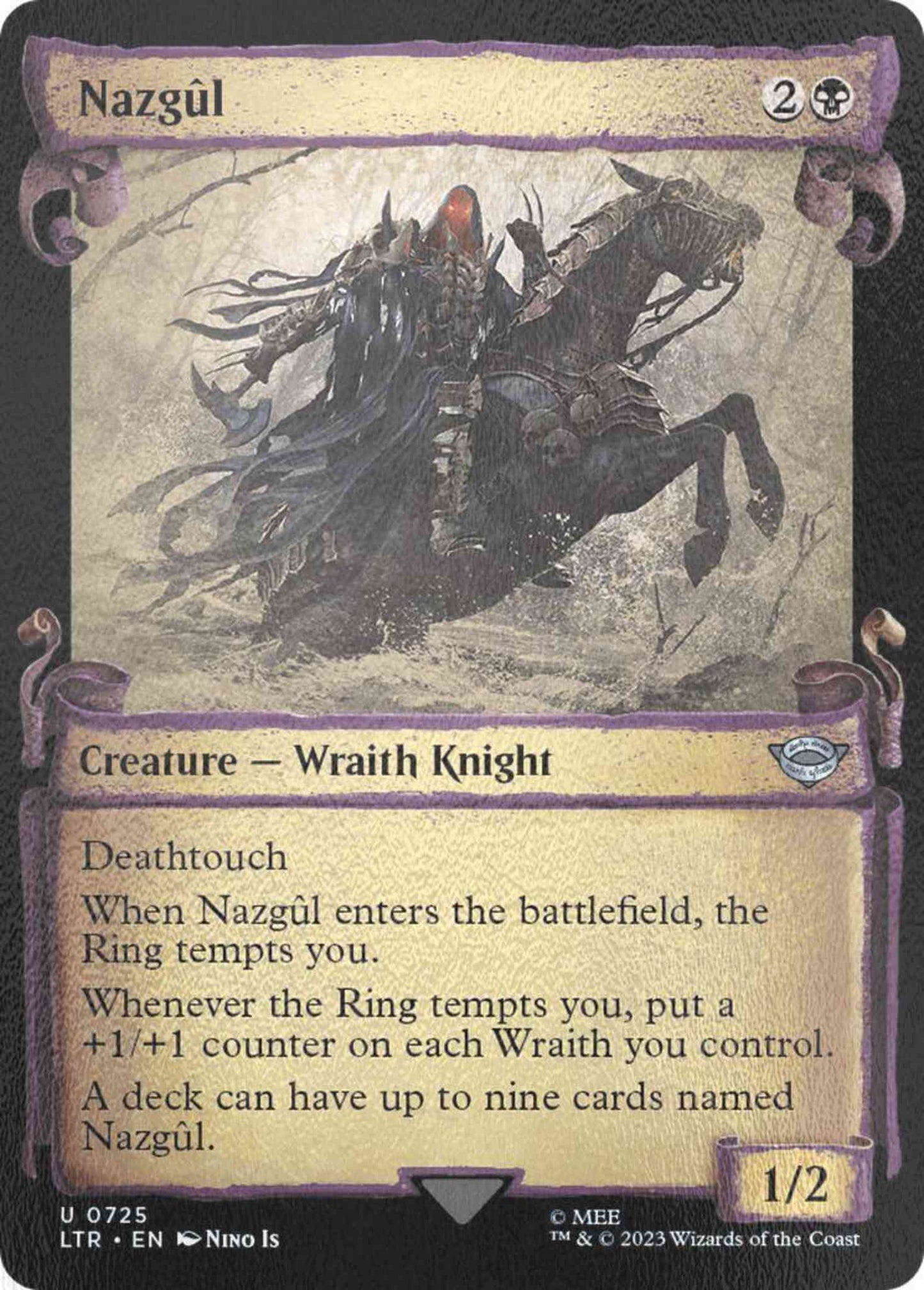 Nazgûl [725] [Scrolls Showcase] [The Lord of the Rings: Tales of Middle-earth] [Silver Foil]