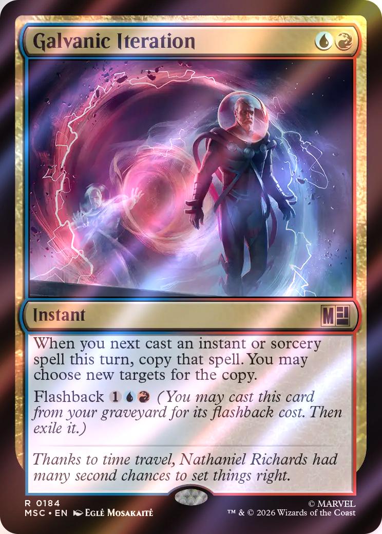 Galvanic Iteration [184] [Marvel Super Heroes: Commander] [Surge Foil]