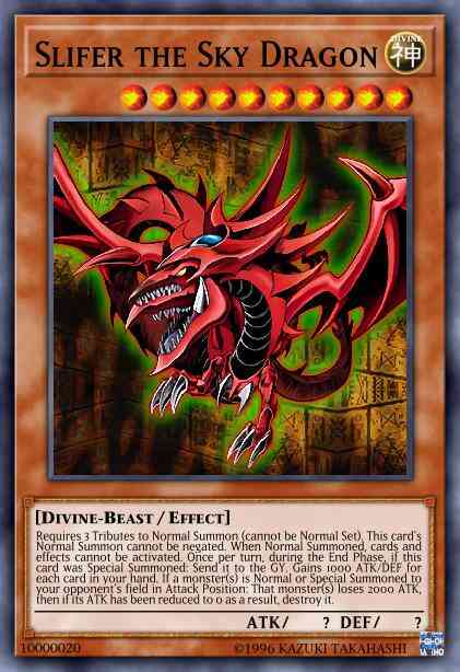Slifer the Sky Dragon - SBCB-EN201 - Secret Rare - 1st Edition