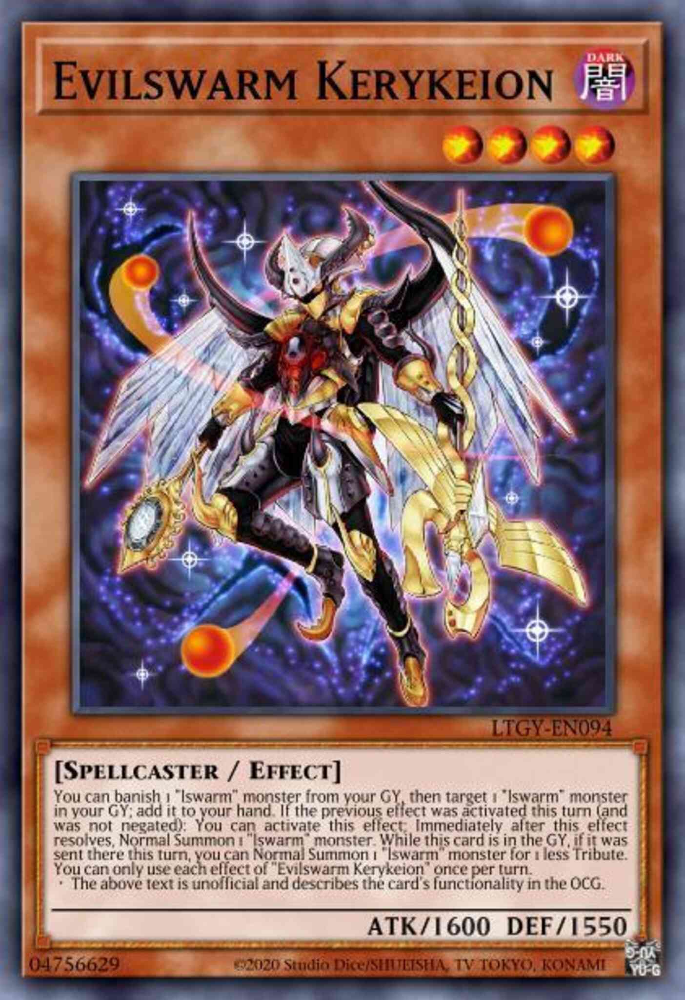 Evilswarm Kerykeion - MP14-EN061 - Super Rare - 1st Edition