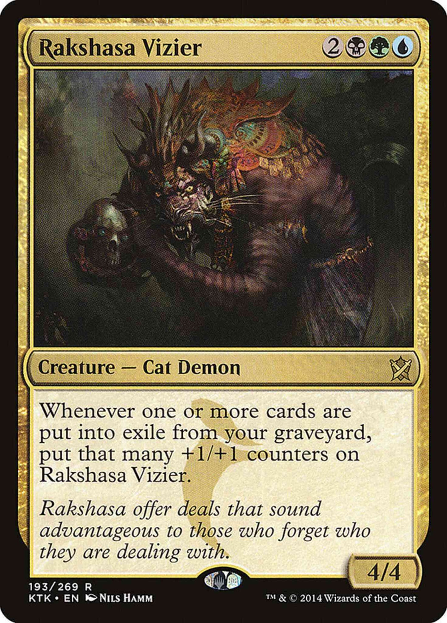 Rakshasa Vizier [193] [Khans Of Tarkir] [Non-Foil]
