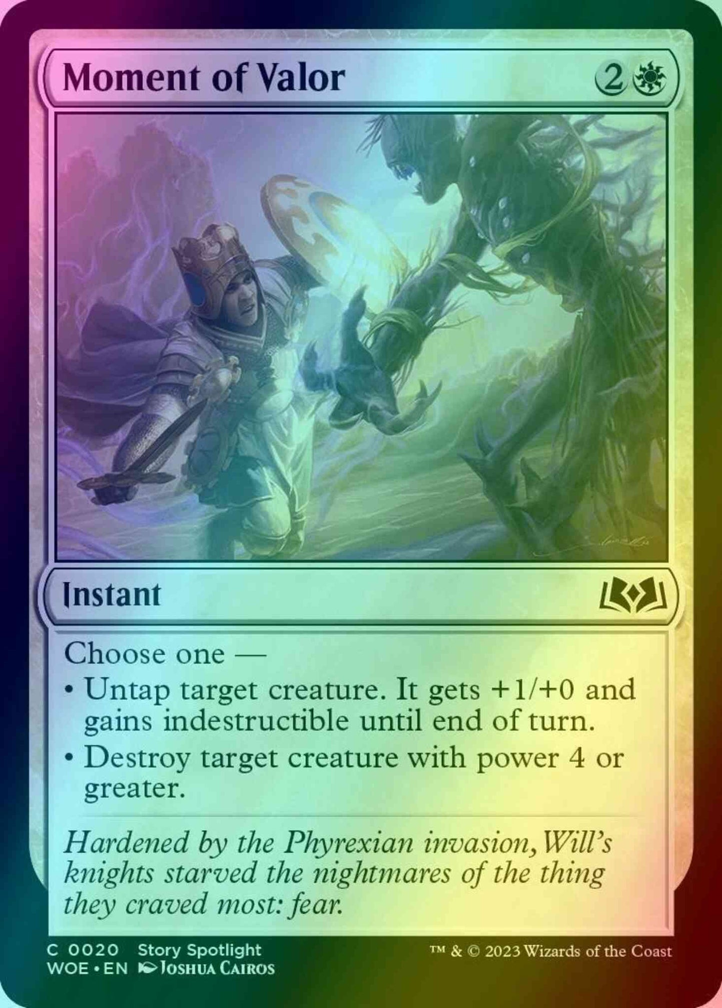Moment of Valor [20] [Wilds of Eldraine] [Foil]