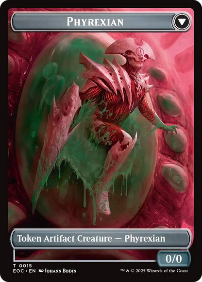 Incubator Token (15a) // Phyrexian Token (15b) [Edge of Eternities: Commander: Tokens] [Non-Foil]