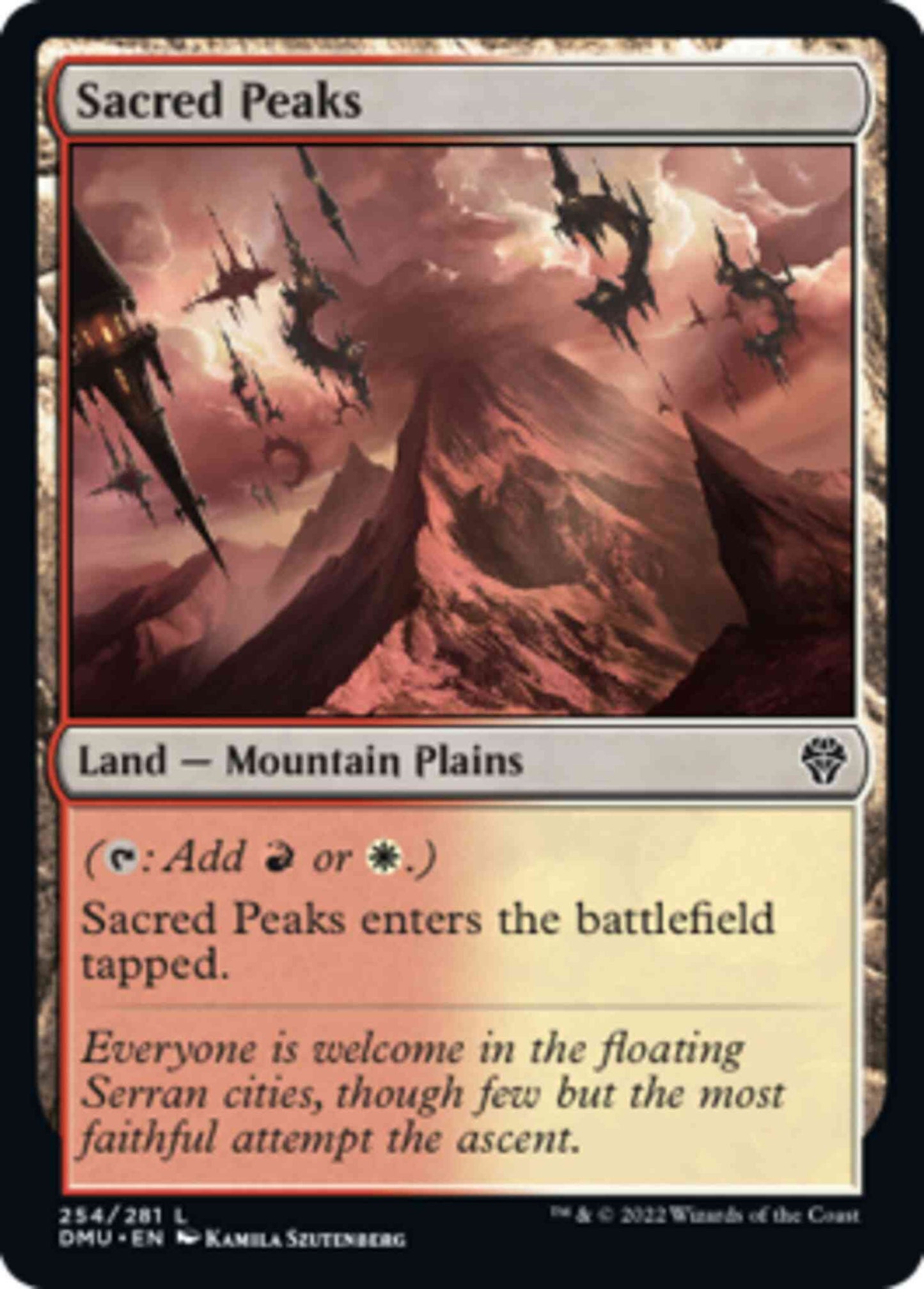 Sacred Peaks [254] [Dominaria United] [Non-Foil]