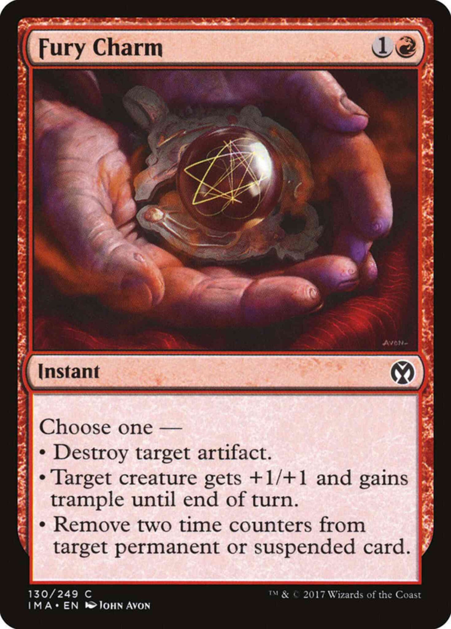 Fury Charm [130] [Iconic Masters] [Non-Foil]