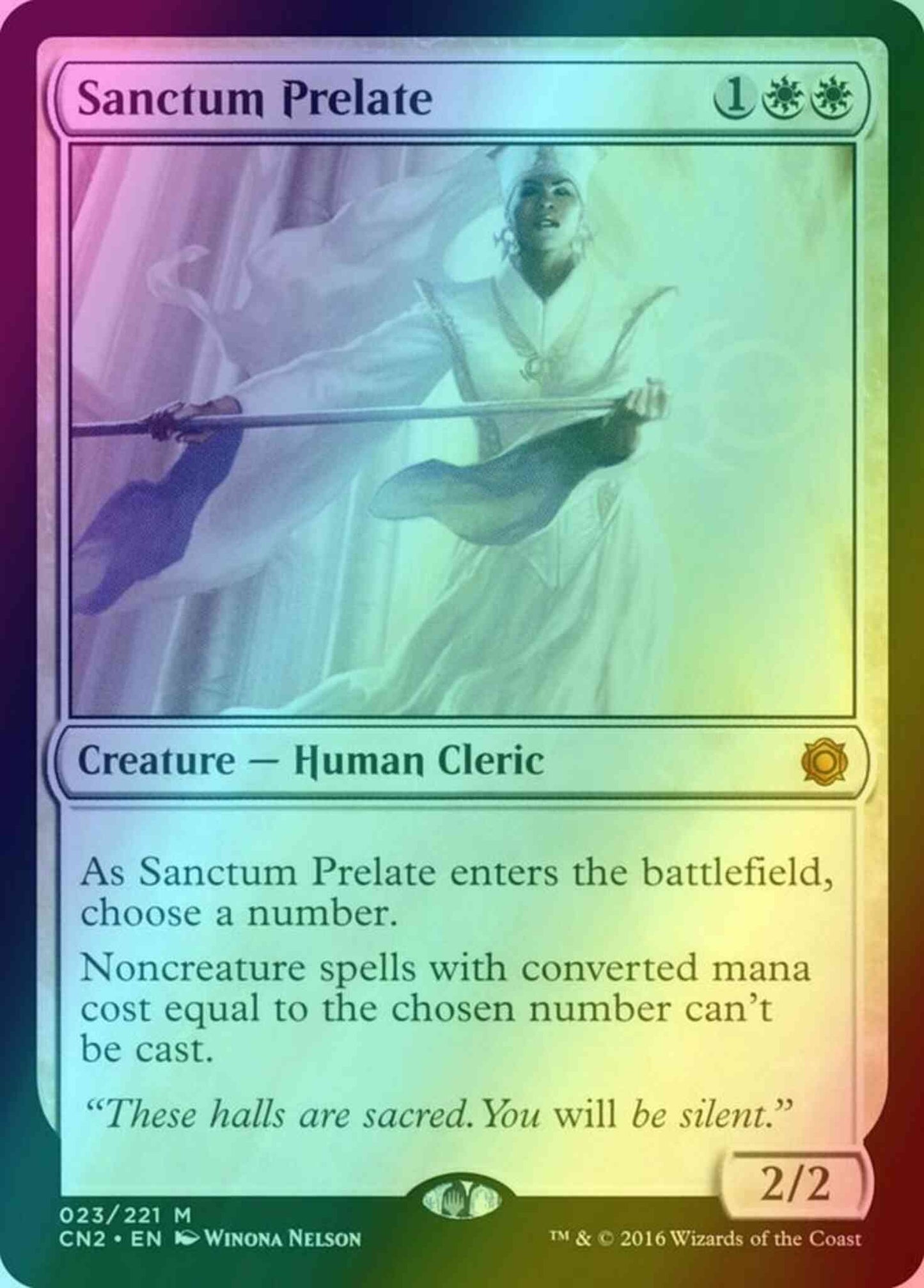 Sanctum Prelate [23] [Conspiracy Take The Crown] [Foil]