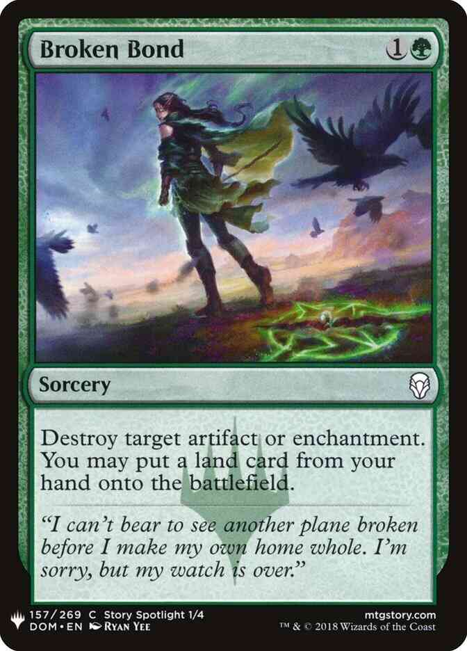 Broken Bond [DOM-157] [The List] [Non-Foil]