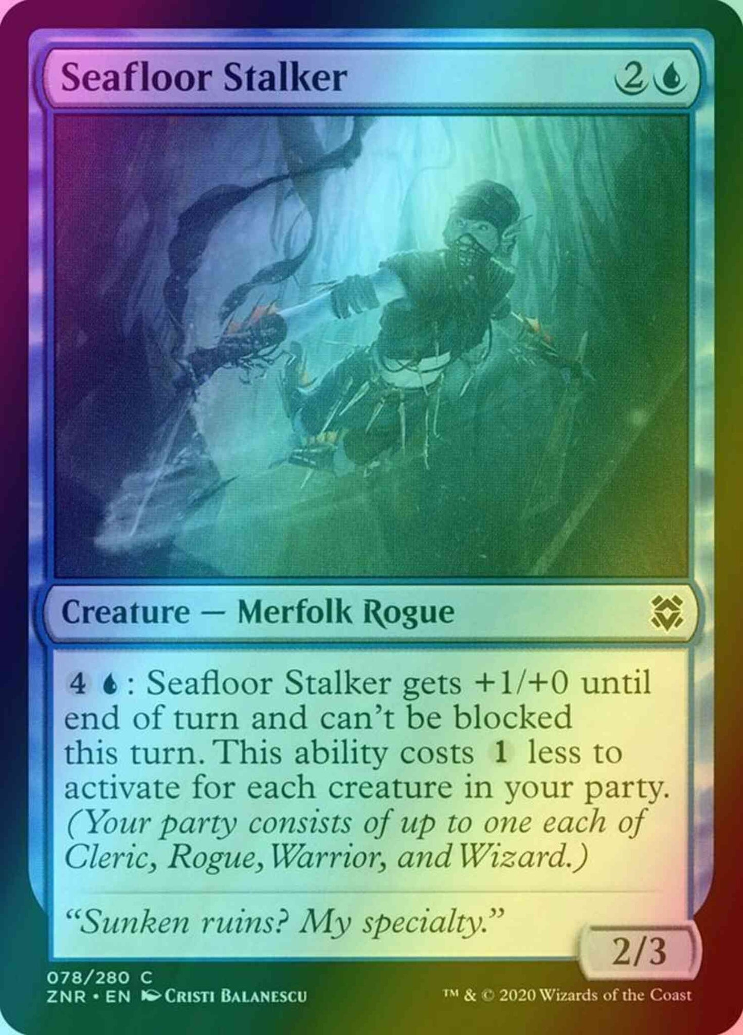 Seafloor Stalker [78] [Zendikar Rising] [Foil]