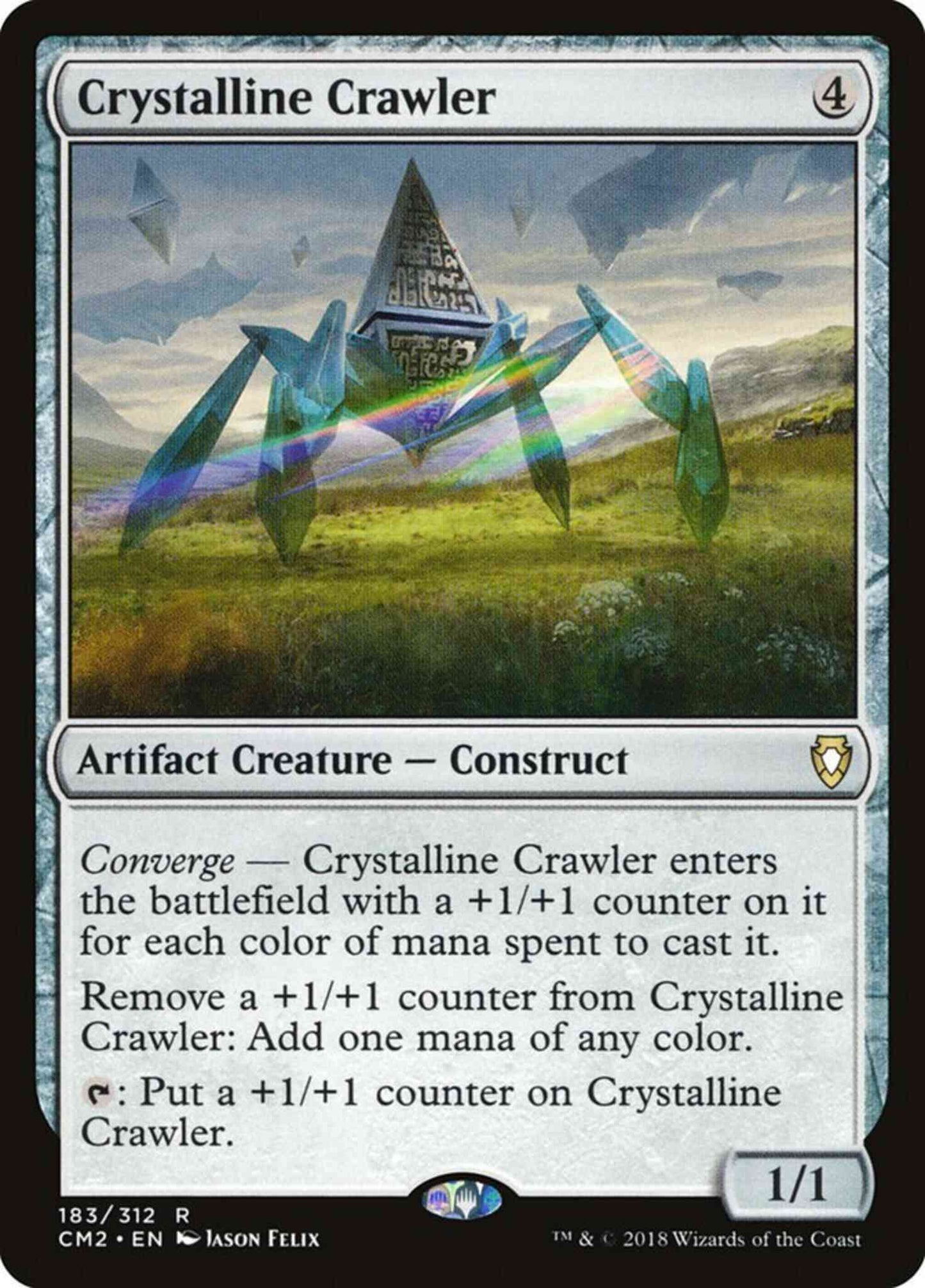 Crystalline Crawler [183] [Commander Anthology Volume II] [Non-Foil]
