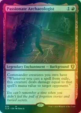 Passionate Archaeologist [656] [Commander Legends: Battle for Baldur's Gate] [Foil]