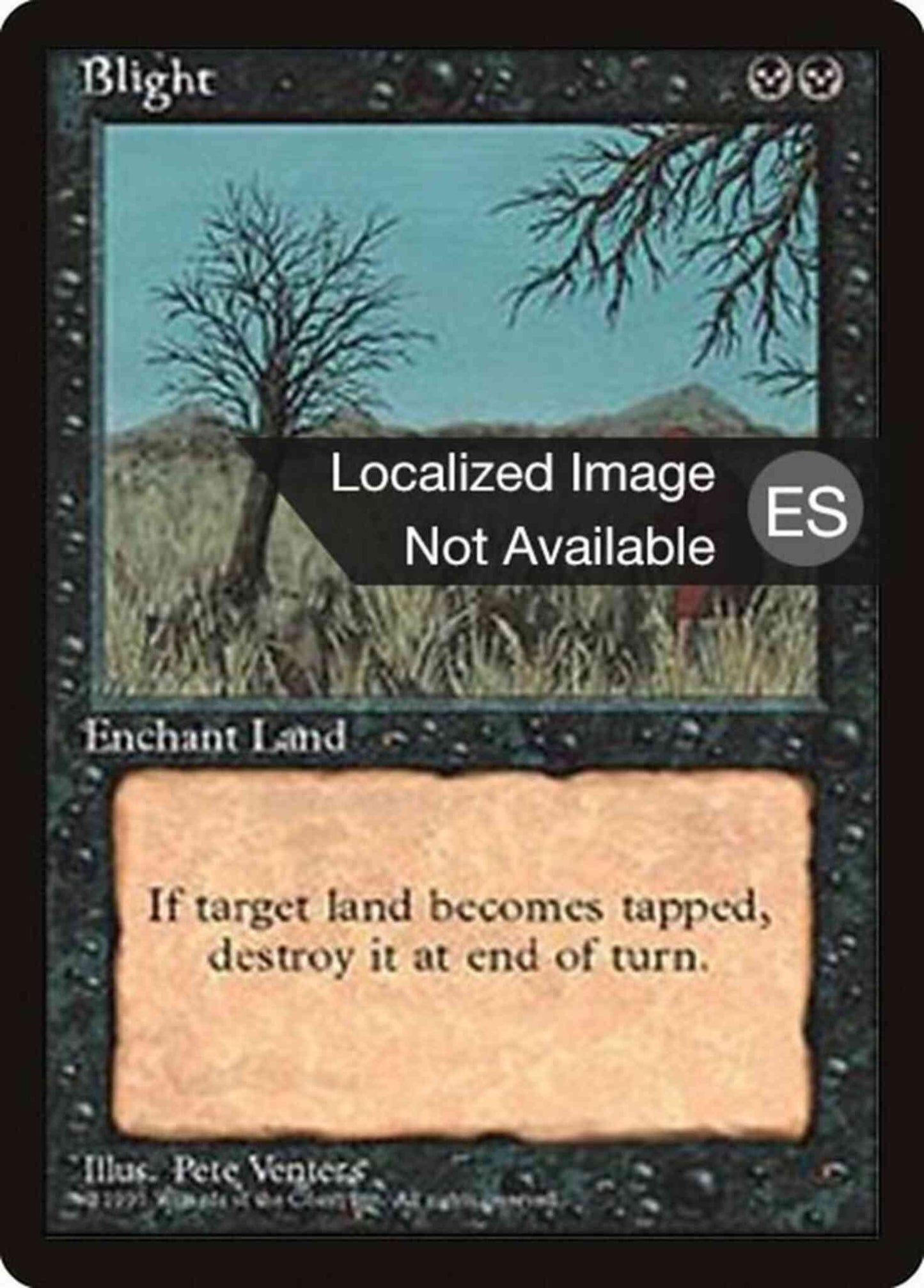 Blight - Japanese [122] [Fourth Edition Black Border: Japanese] [Non-Foil]