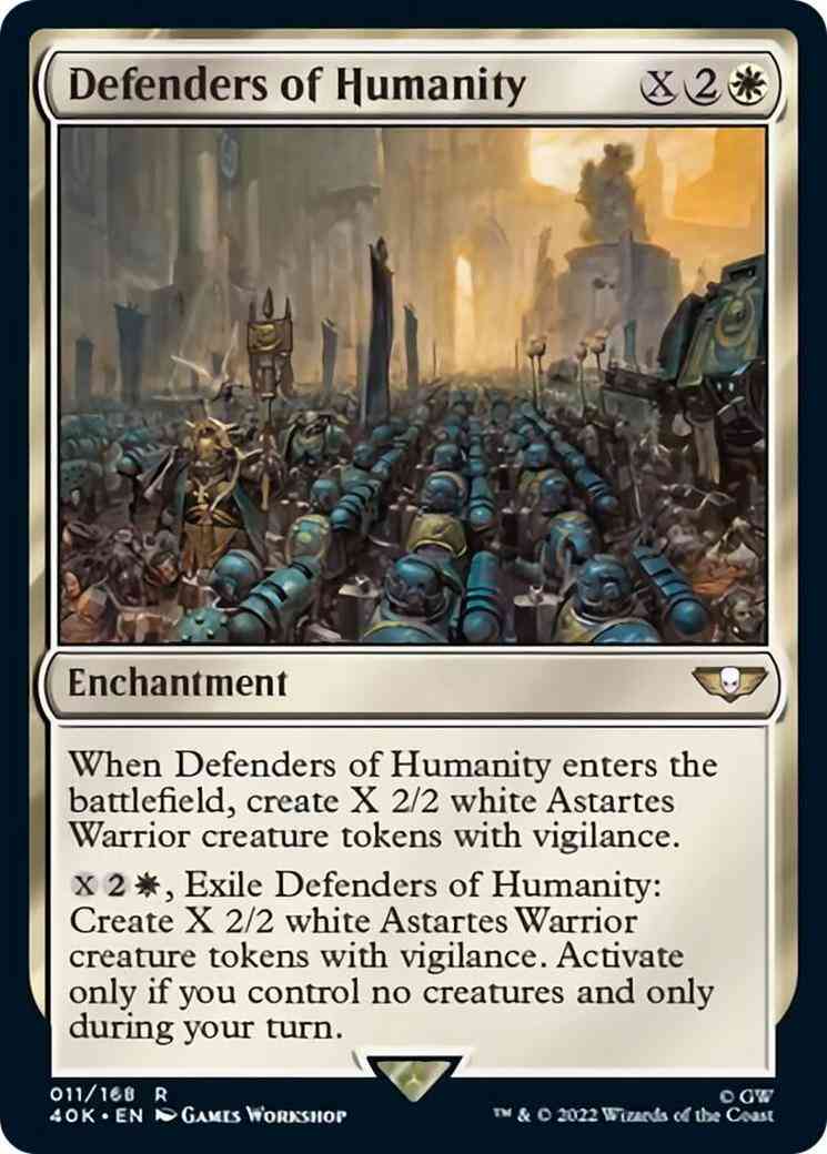 Defenders of Humanity [11] [Universes Beyond: Warhammer 40,000] [Non-Foil]