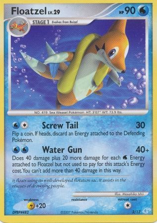 Floatzel - 2/12 - Common [Non-Holo]