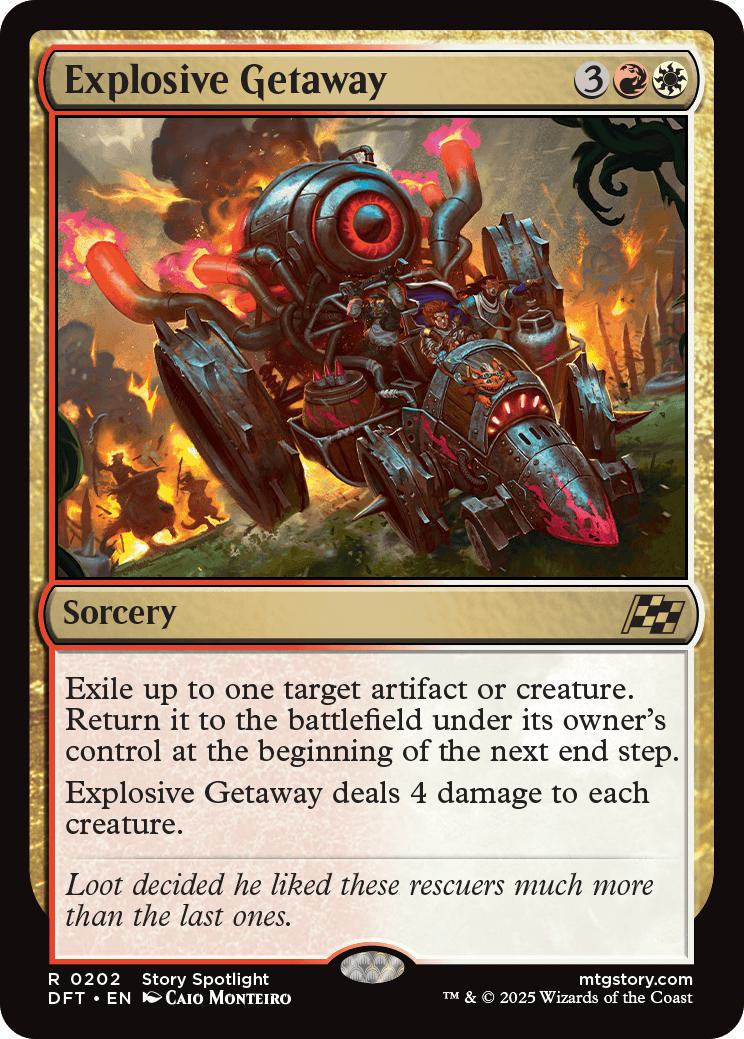 Explosive Getaway [202] [Aetherdrift] [Non-Foil]
