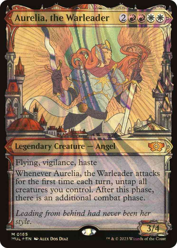 Aurelia, the Warleader [165] [Planar Showcase] [Multiverse Legends] [Halo Foil]