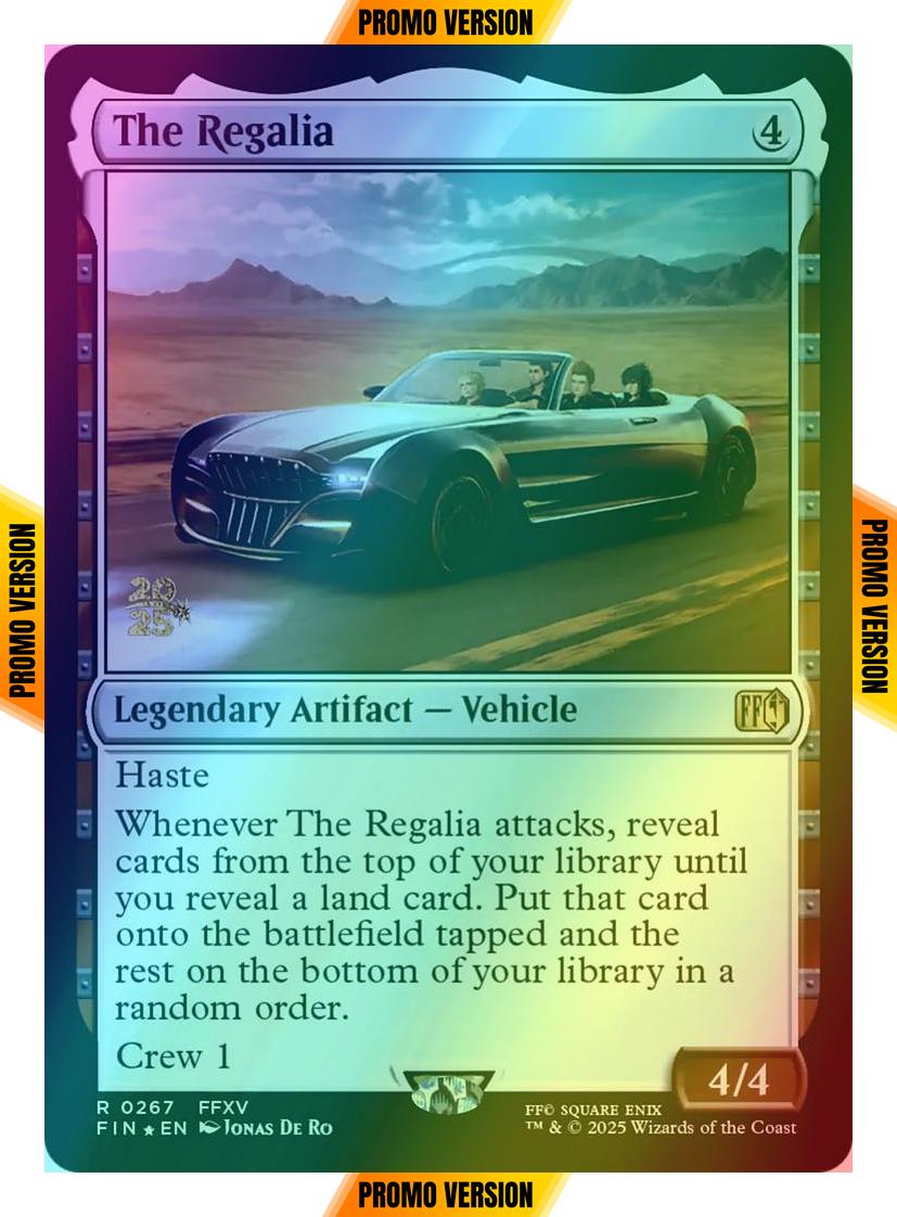The Regalia [267s] [Prerelease] [FINAL FANTASY: Promos] [Foil]