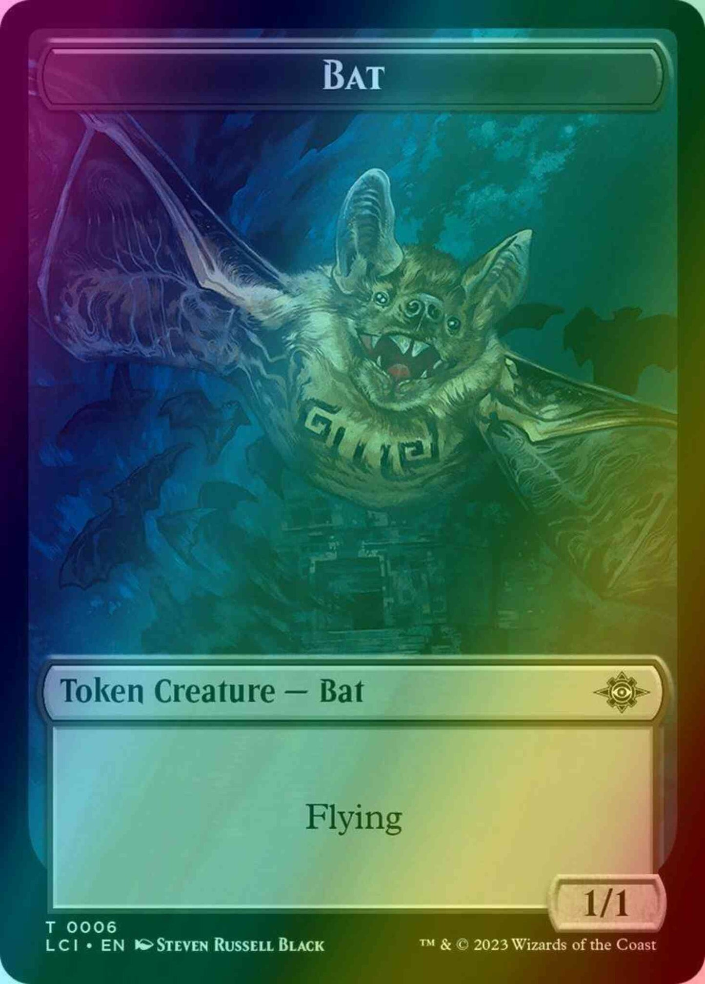 Bat Token (06) // Treasure Token (18) [The Lost Caverns of Ixalan: Tokens] [Foil]