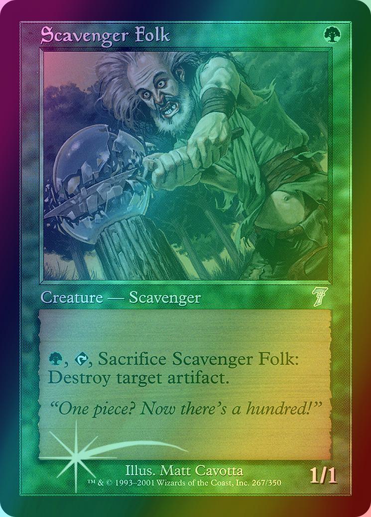 Scavenger Folk [267x] [Seventh Edition] [Foil]