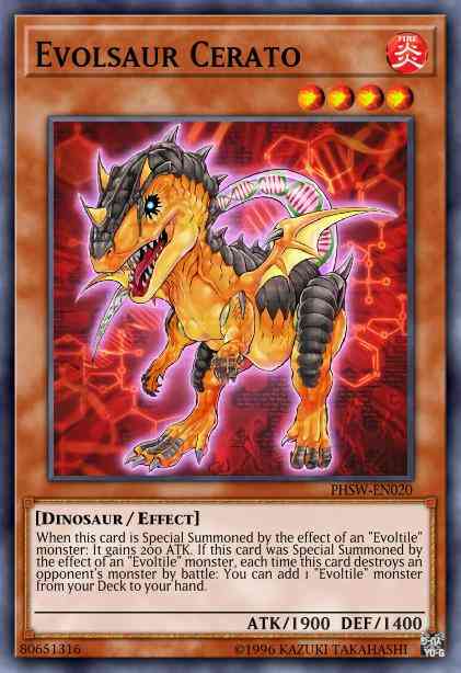 Evolsaur Cerato - PHSW-EN020 - Ultra Rare - 1st Edition