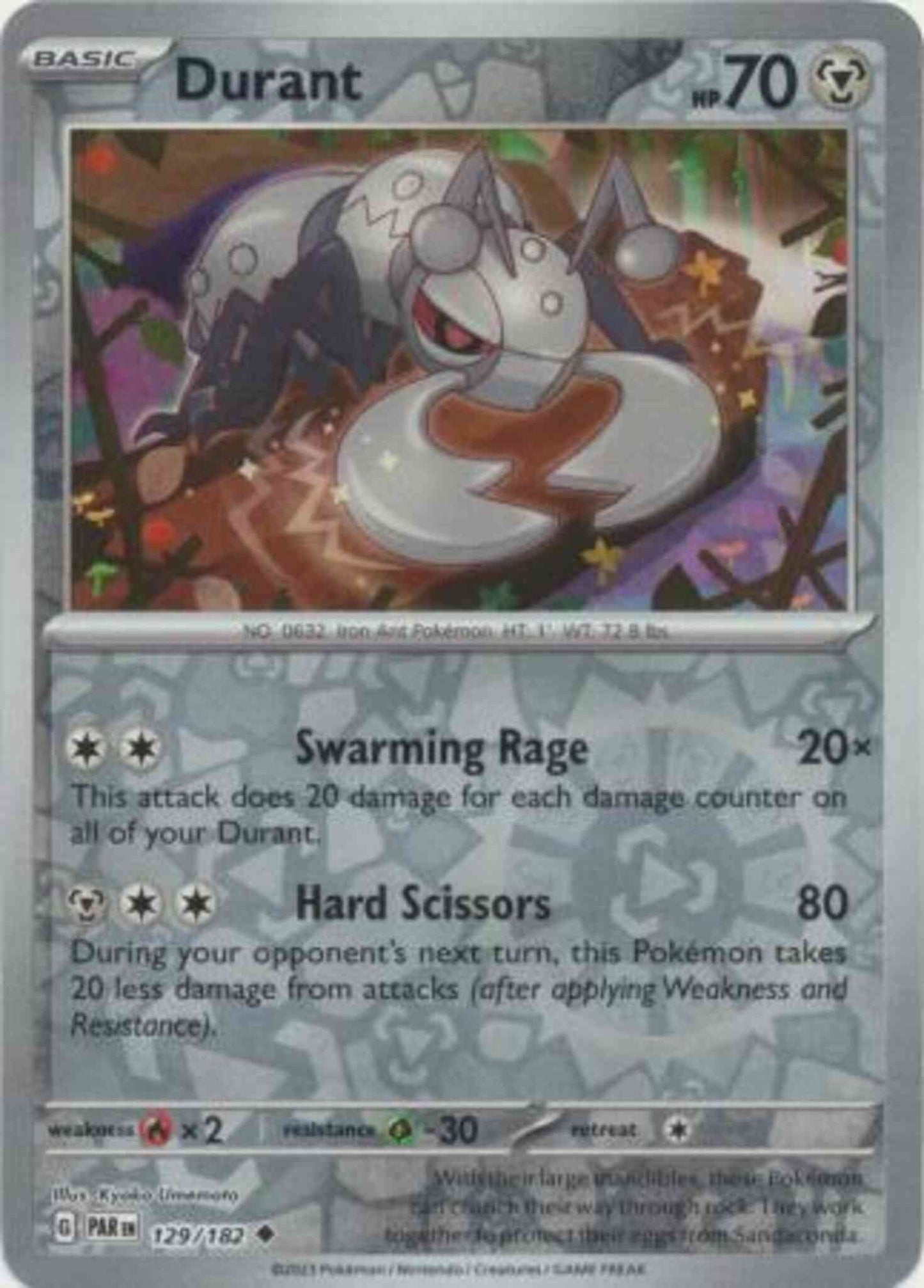 Durant - 129/182 - Uncommon [sv04-129] [Reverse Holo]