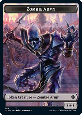 Zombie Army Token (14) // Zombie Army Token (14) [Starter Commander Decks: Tokens] [Non-Foil]