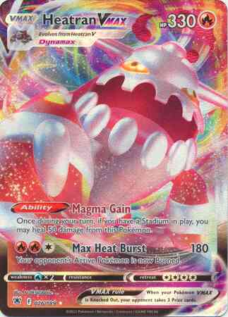 Heatran VMAX - 026/189 - Rare Ultra [swsh10-026] [Ultra]