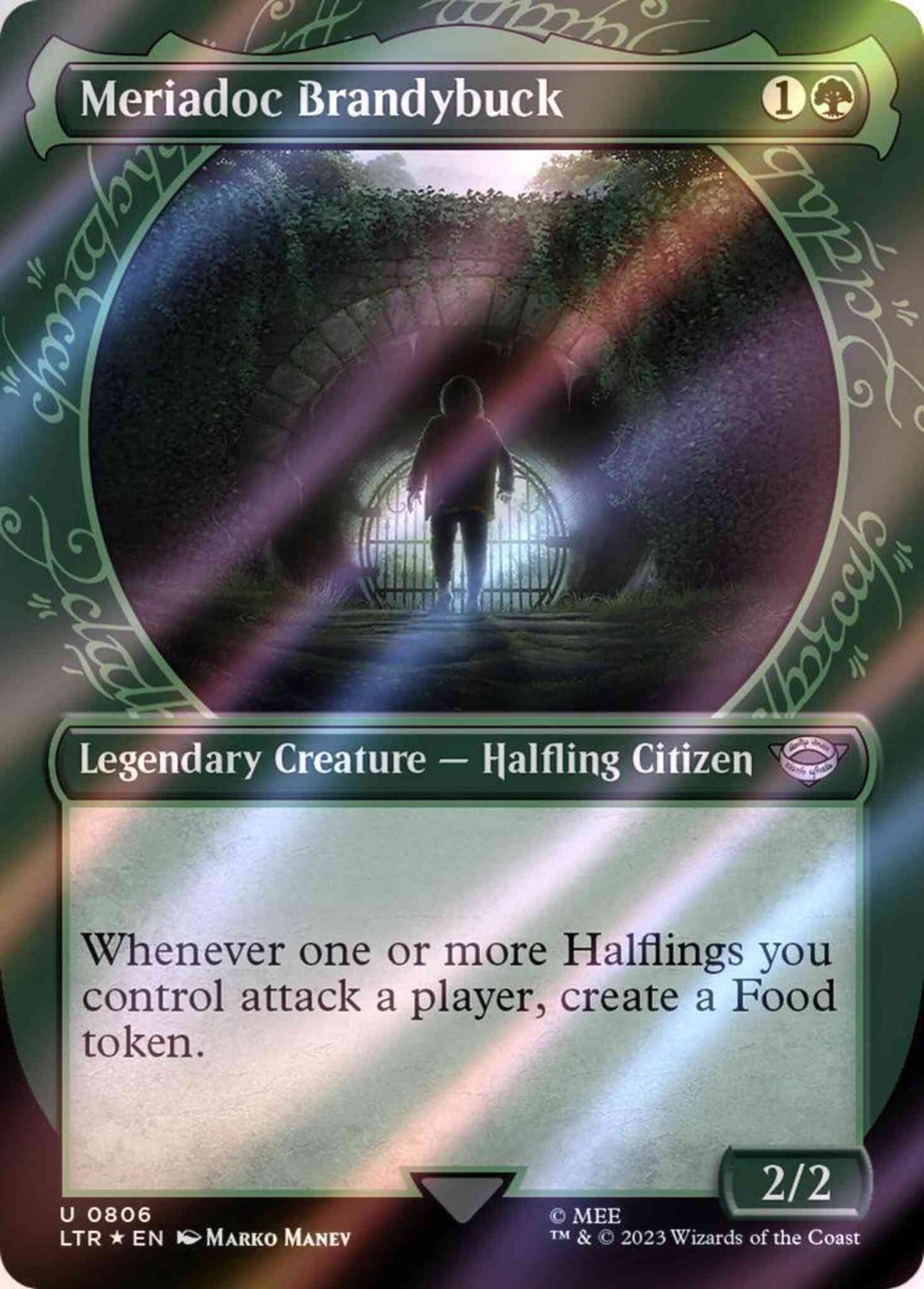 Meriadoc Brandybuck [806] [Ring Showcase] [The Lord of the Rings: Tales of Middle-earth] [Surge Foil]