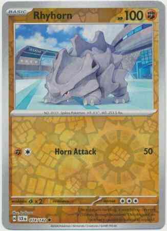 Rhyhorn - 074/142 - Common [sv07-074] [Reverse Holo]