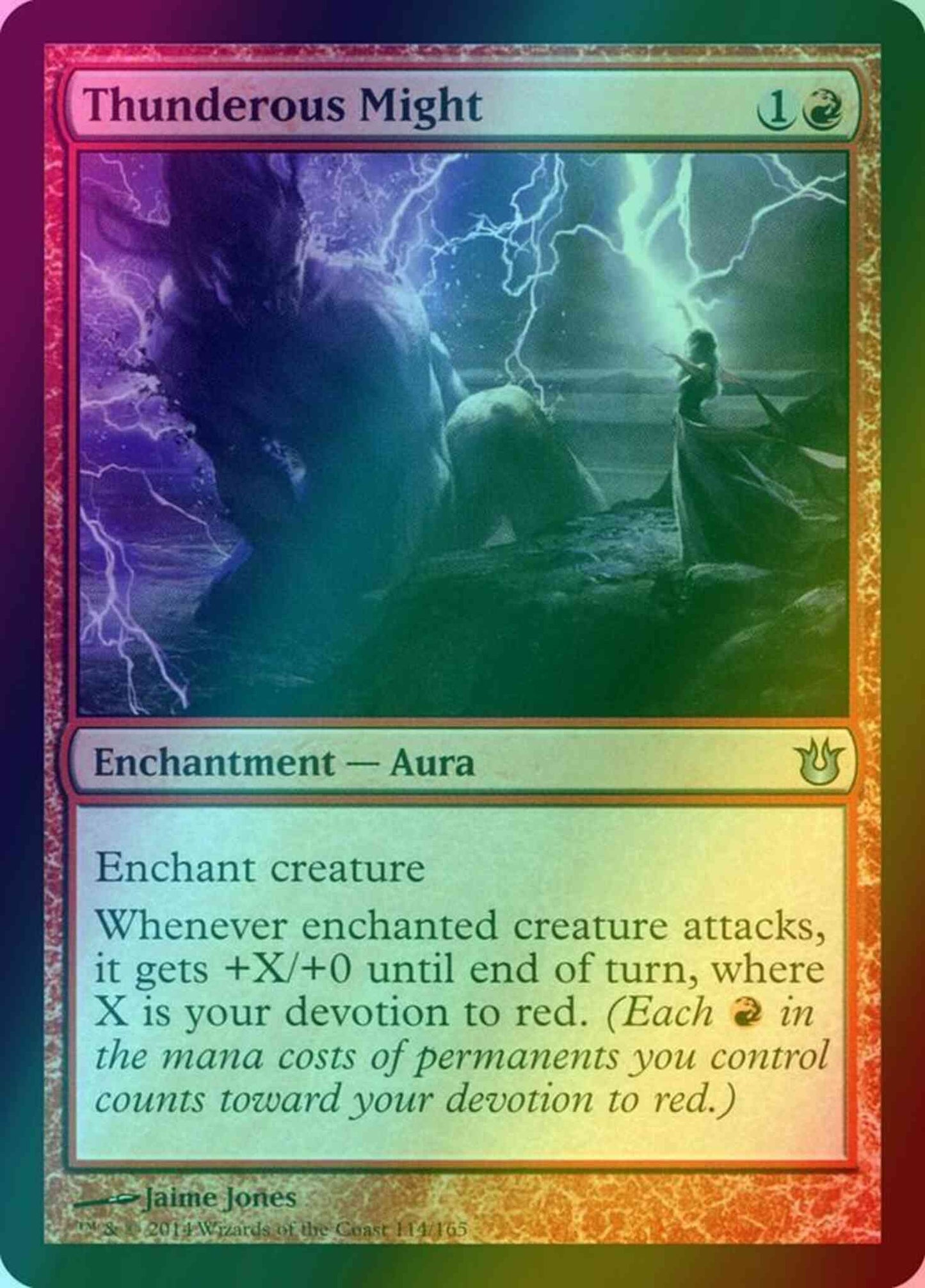 Thunderous Might [114] [Born of the Gods] [Foil]