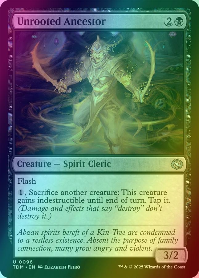 Unrooted Ancestor [96] [Tarkir: Dragonstorm] [Foil]