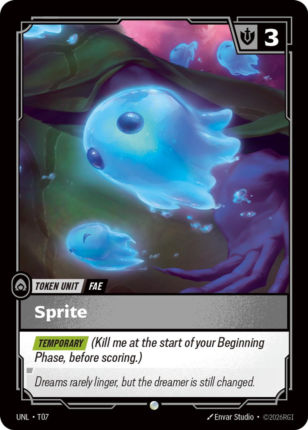 Buff Token // Sprite Token - T04 // T07 [Unleashed] [Non-Foil]