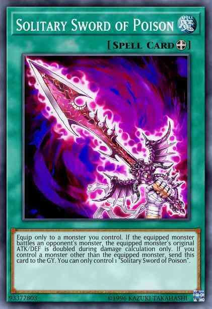 Solitary Sword of Poison - CYHO-EN065 - Common - 1st Edition
