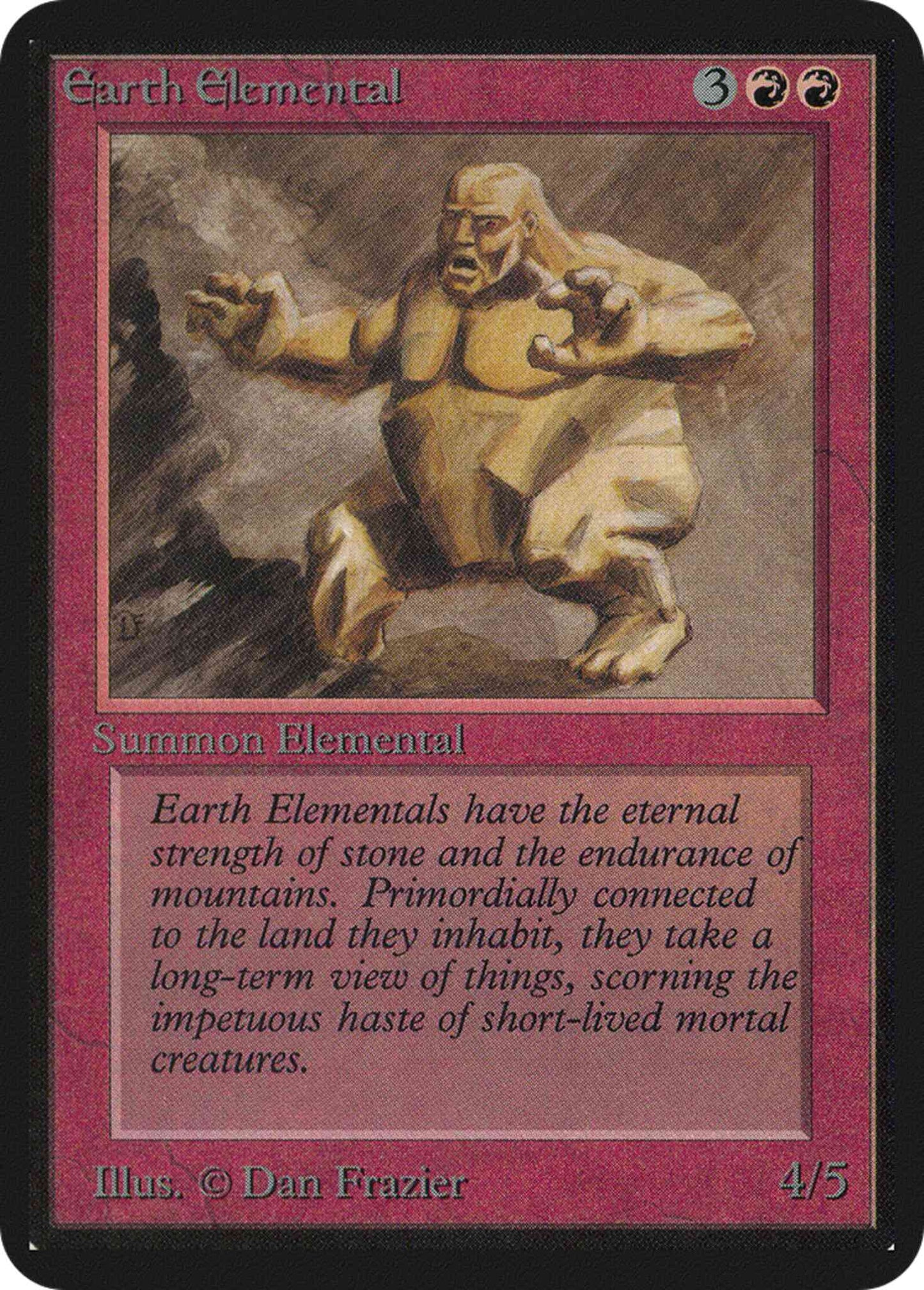 Earth Elemental [144] [Limited Edition Alpha] [Non-Foil]