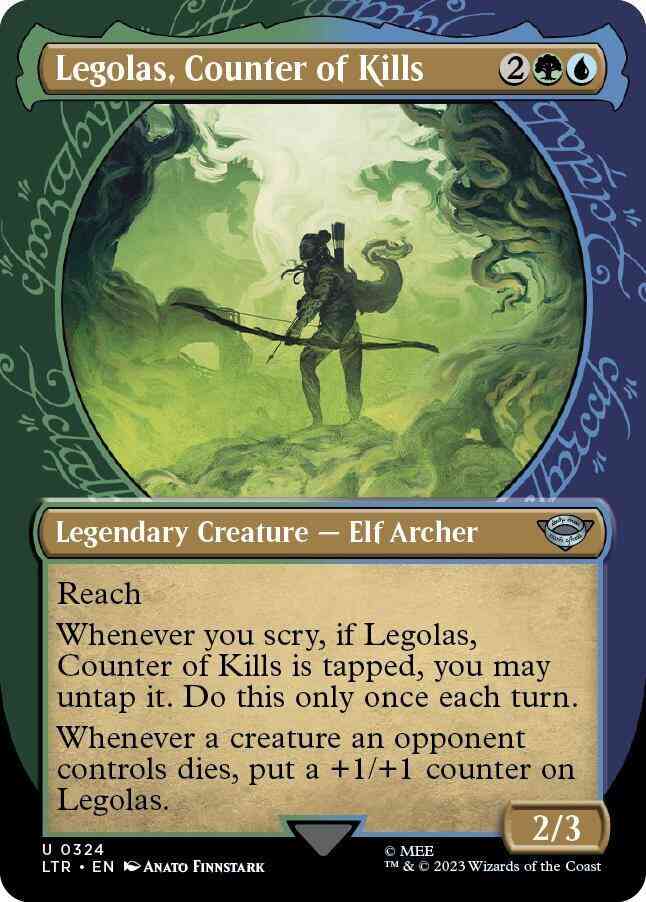 Legolas, Counter of Kills [324] [Ring Showcase] [The Lord of the Rings: Tales of Middle-earth] [Non-Foil]