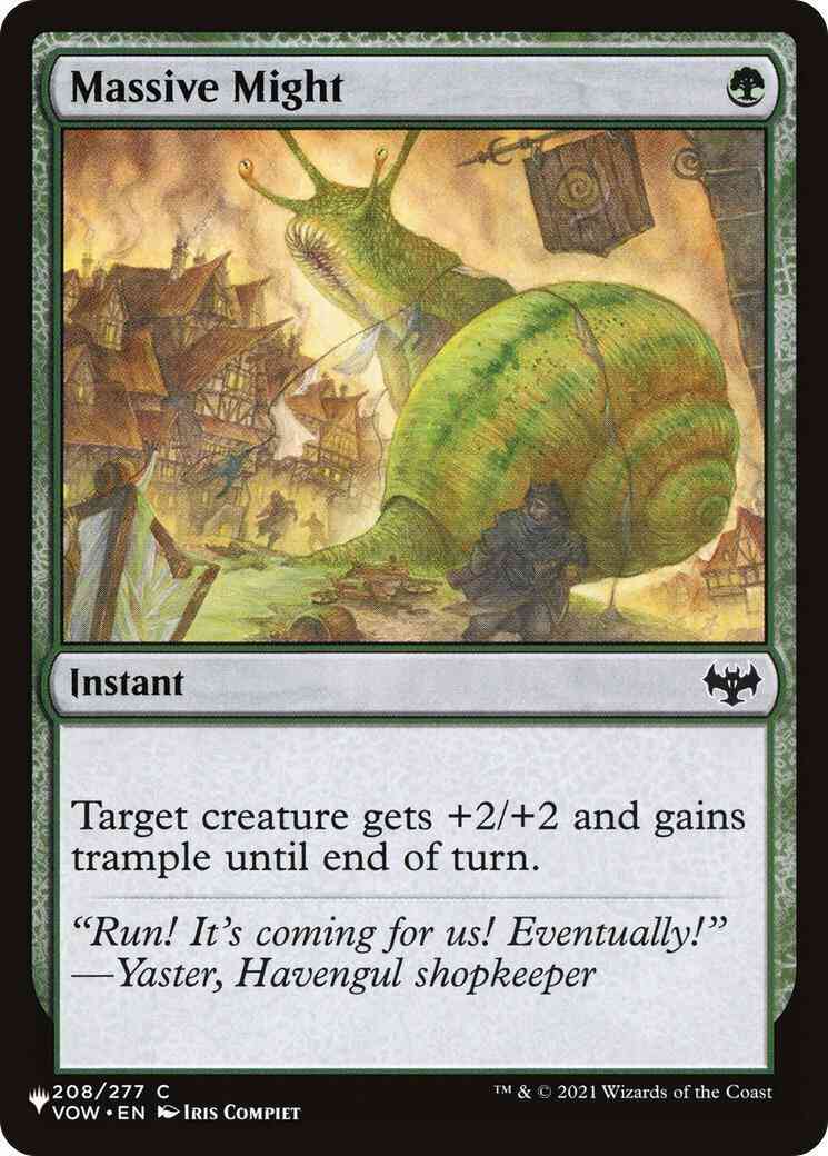Massive Might [VOW-208] [The List] [Non-Foil]