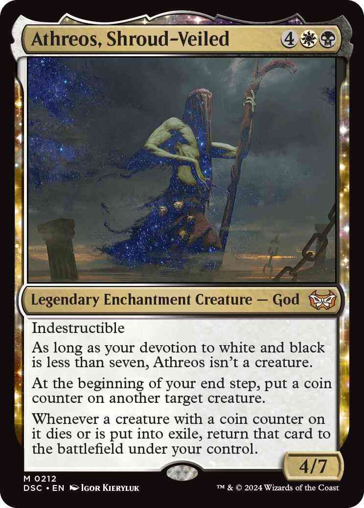 Athreos, Shroud-Veiled [212] [Duskmourn: House of Horror: Commander] [Non-Foil]